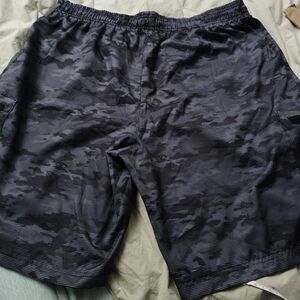 Pro Player Black and Gray Athletic Shorts